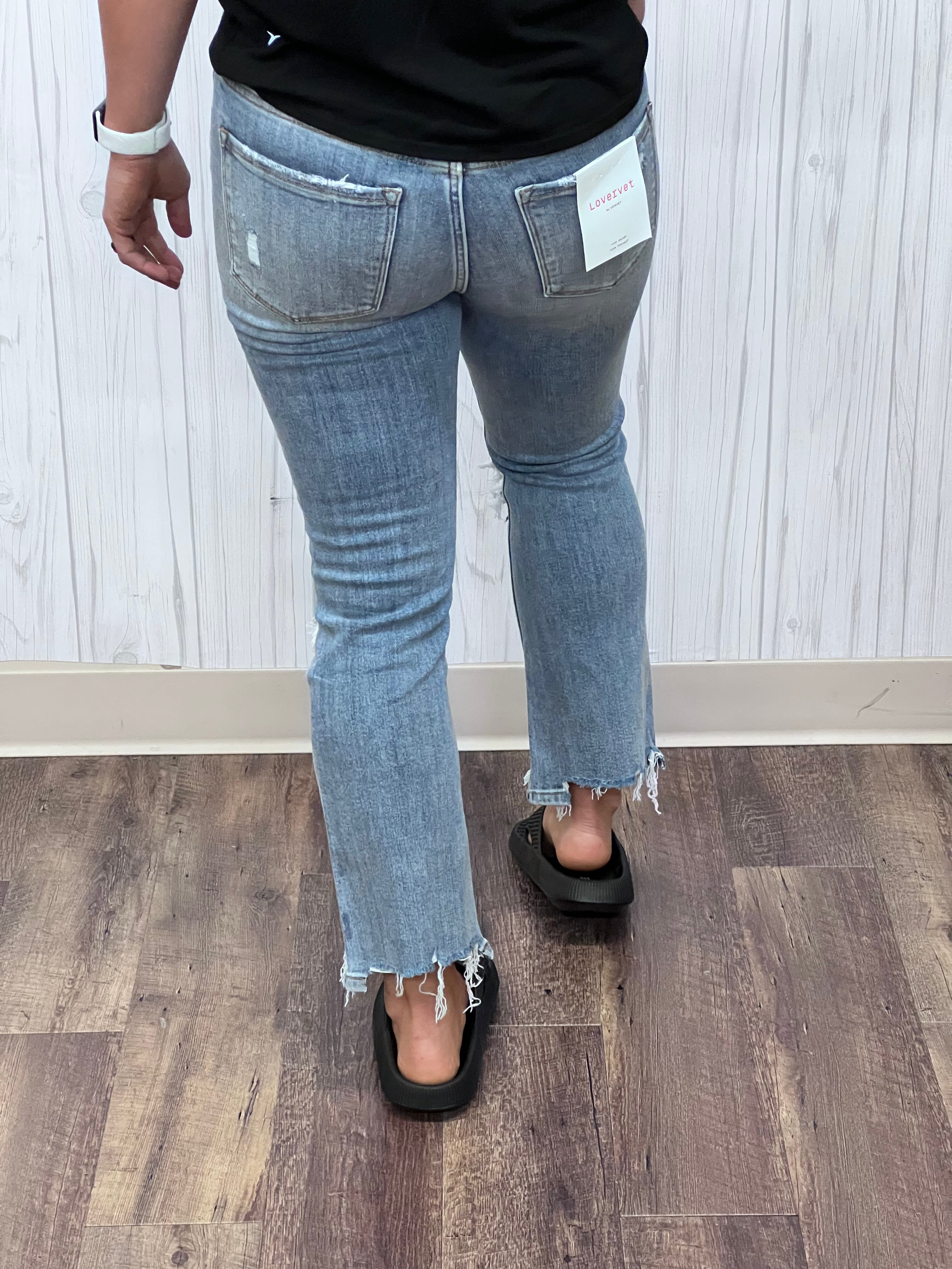 Five Star Kick Flare Jeans by Lovervet FINAL SALE