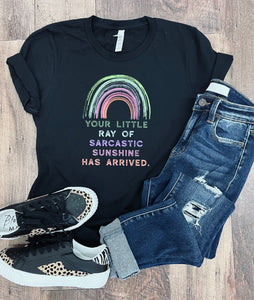 Little Ray of Sarcastic Sunshine Tee (Youth and Adult)