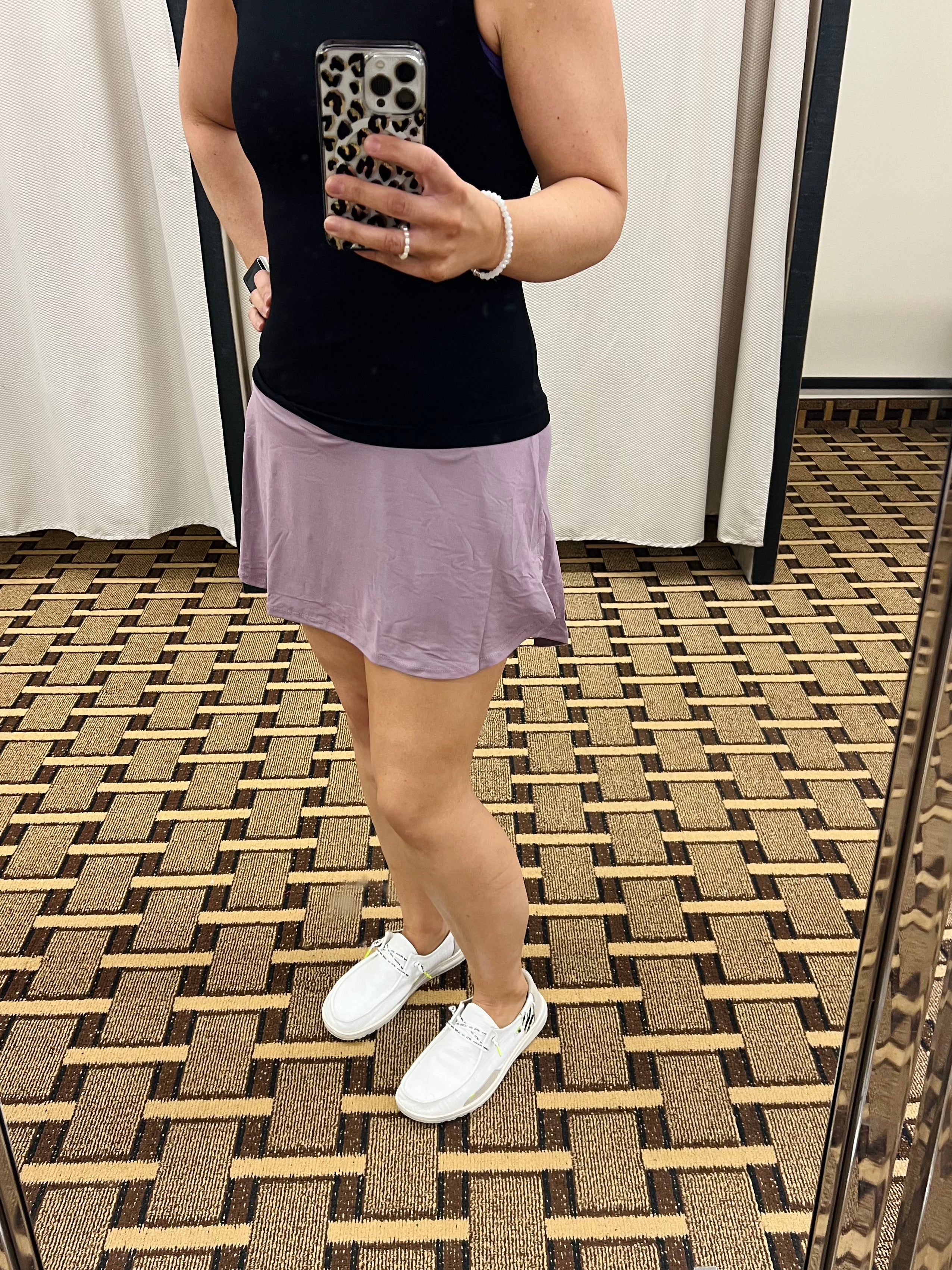 Your Style Skort In Mauve