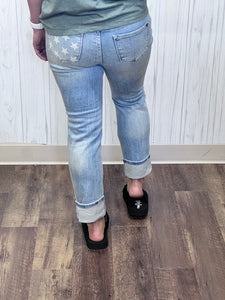 Lucky Stars Judy Blue Boyfriend Jeans