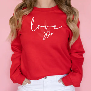 Love Heart Hoodie, Pullover, Long Sleeve or Tee