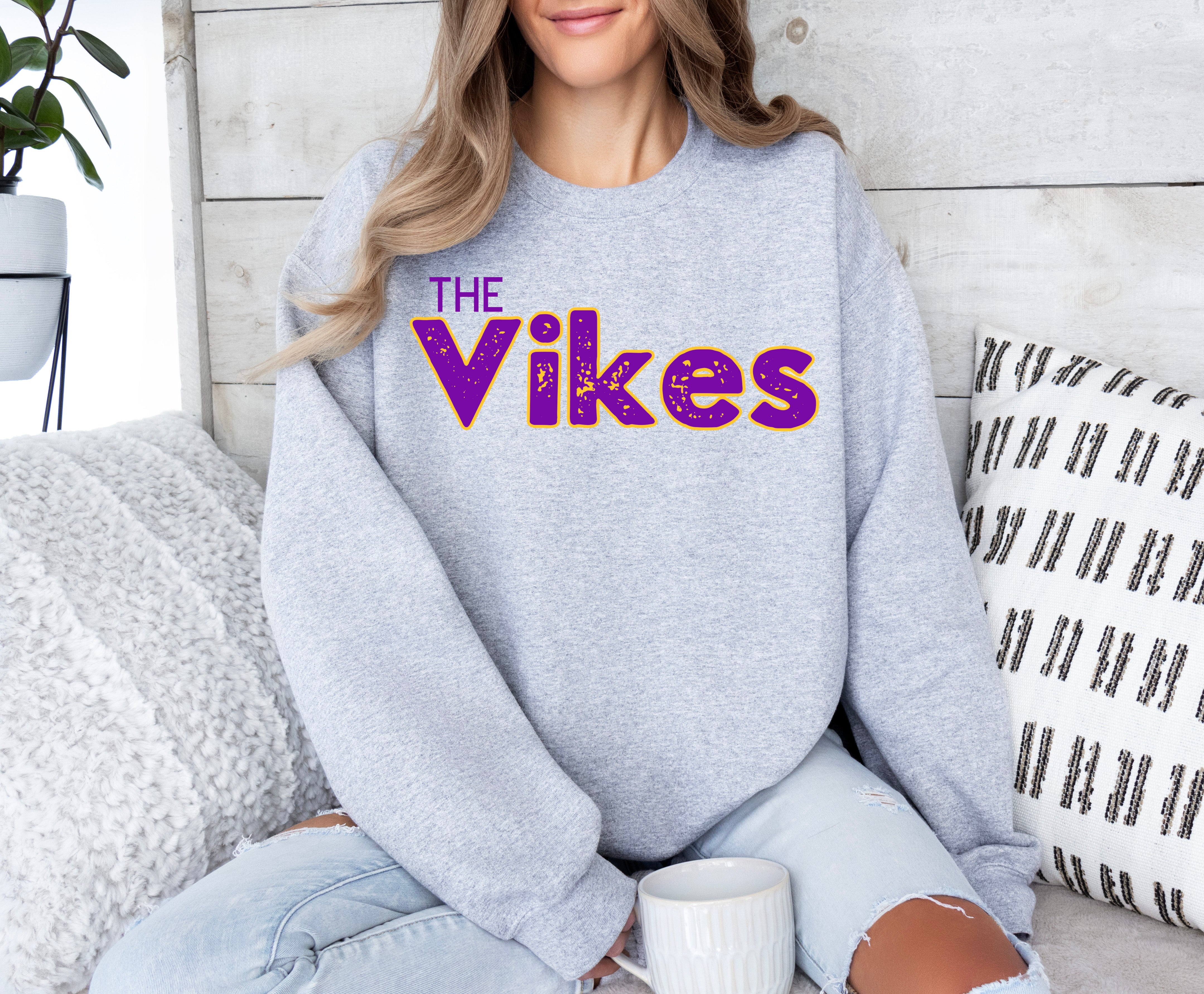 The Vikes Crewneck or Long Sleeve