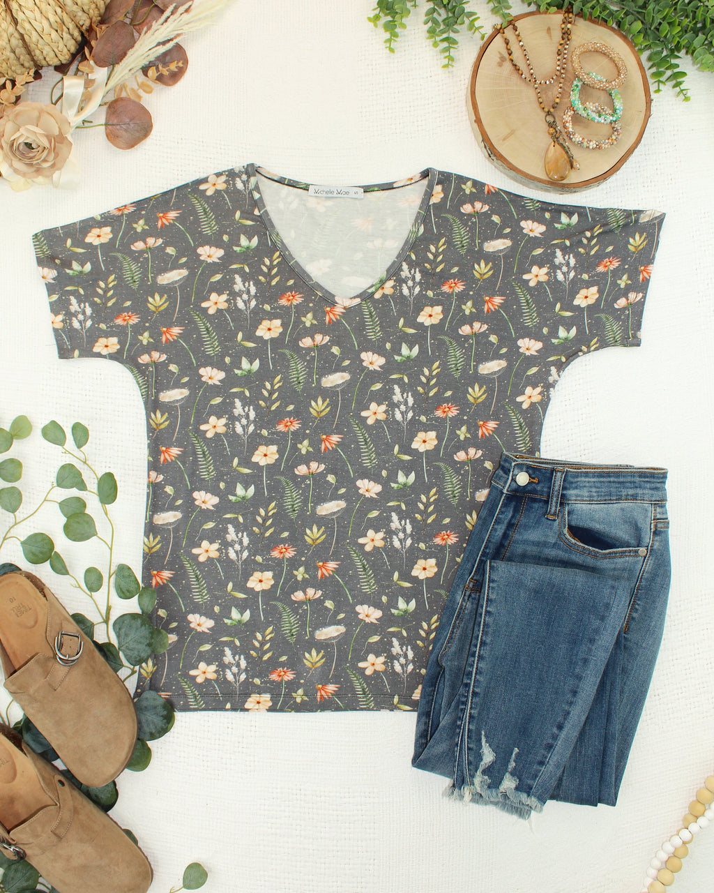 Chloe Cozy Top - Wildflower Meadow
