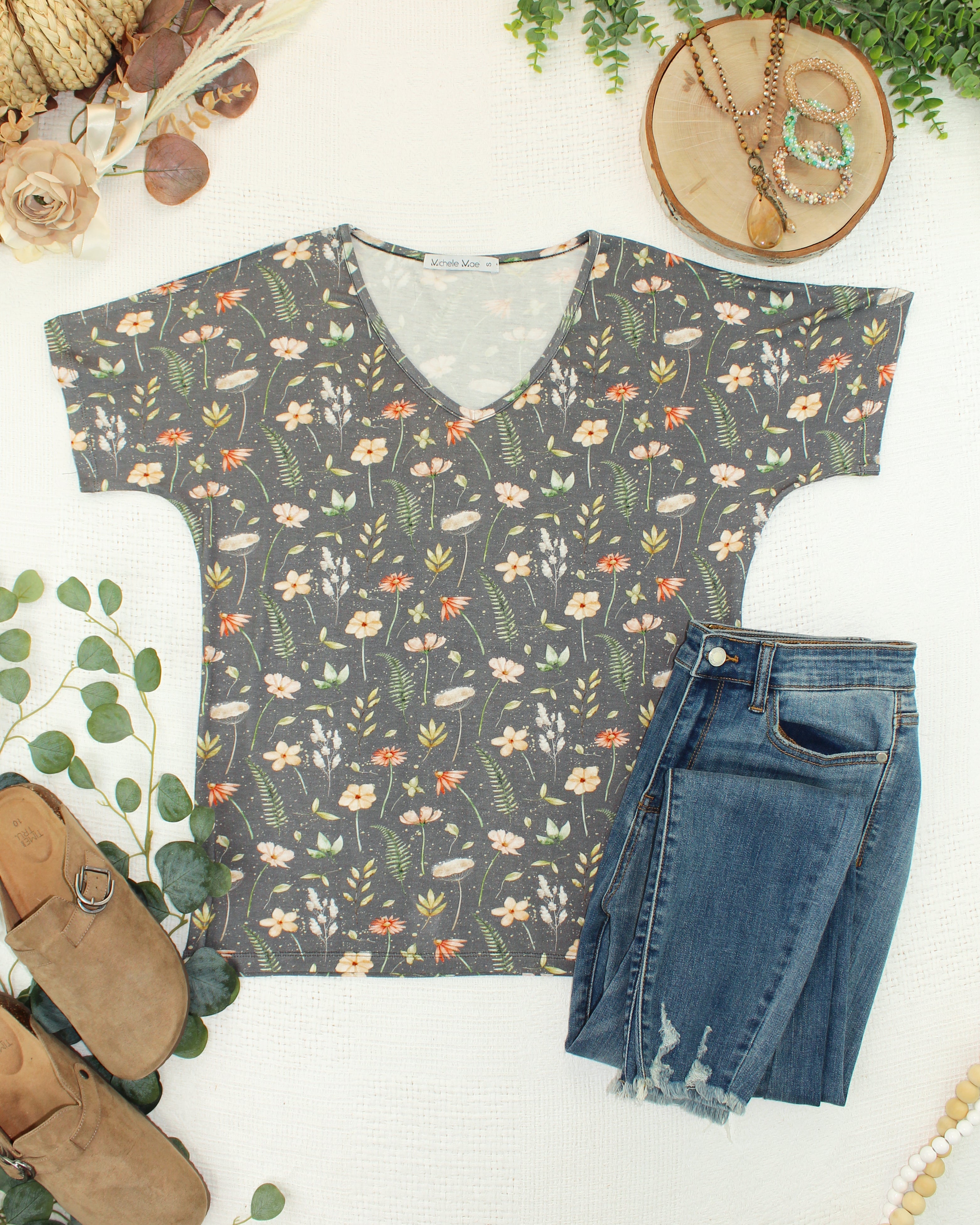 Chloe Cozy Top - Wildflower Meadow