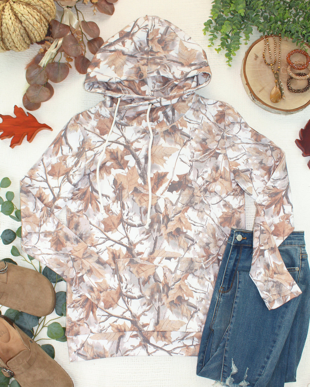 Ashley Hoodie - Woodsy Camo