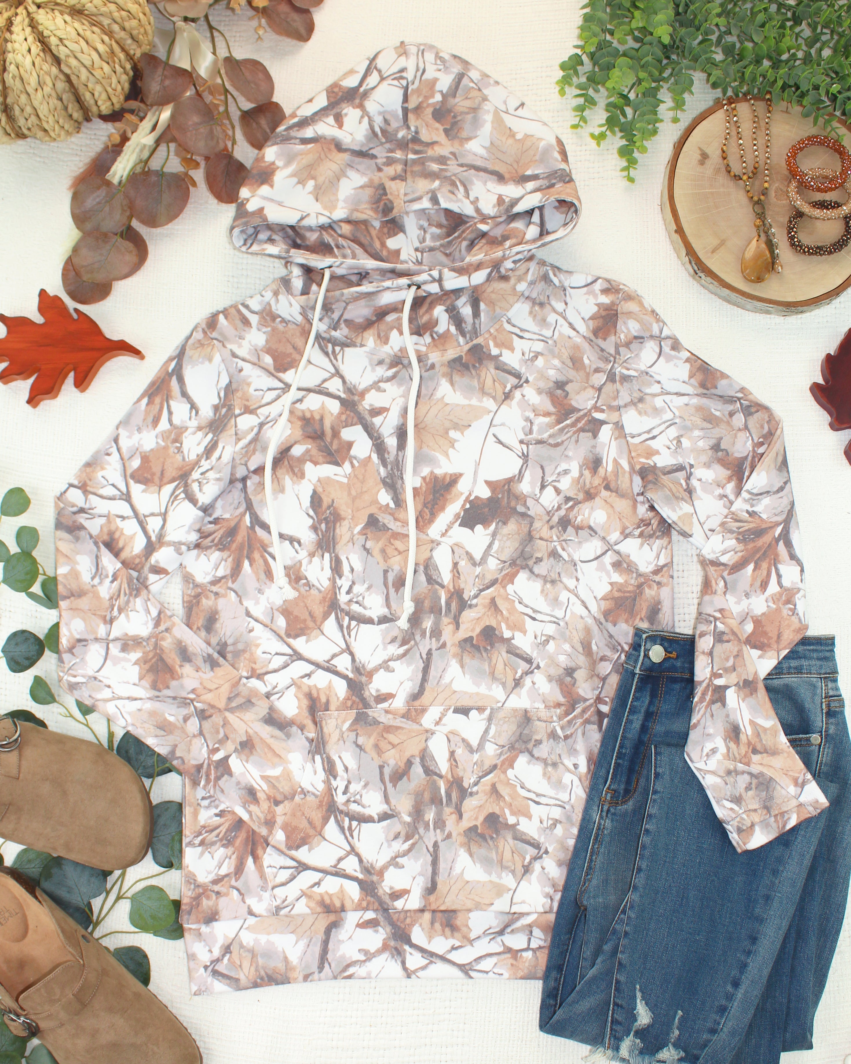 Ashley Hoodie - Woodsy Camo