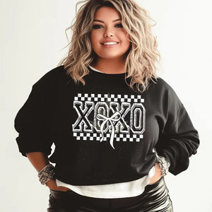 XOXO Bow Hoodie, Pullover, Long Sleeve or Tee