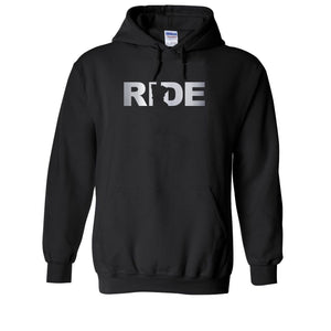 Ride MN Classic Sweatshirt in Black/Metallic Logo