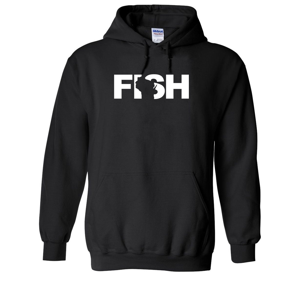 Fish Wisconsin Classic Sweatshirt Black