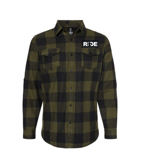 Ride MN Classic Flannel in Army Green