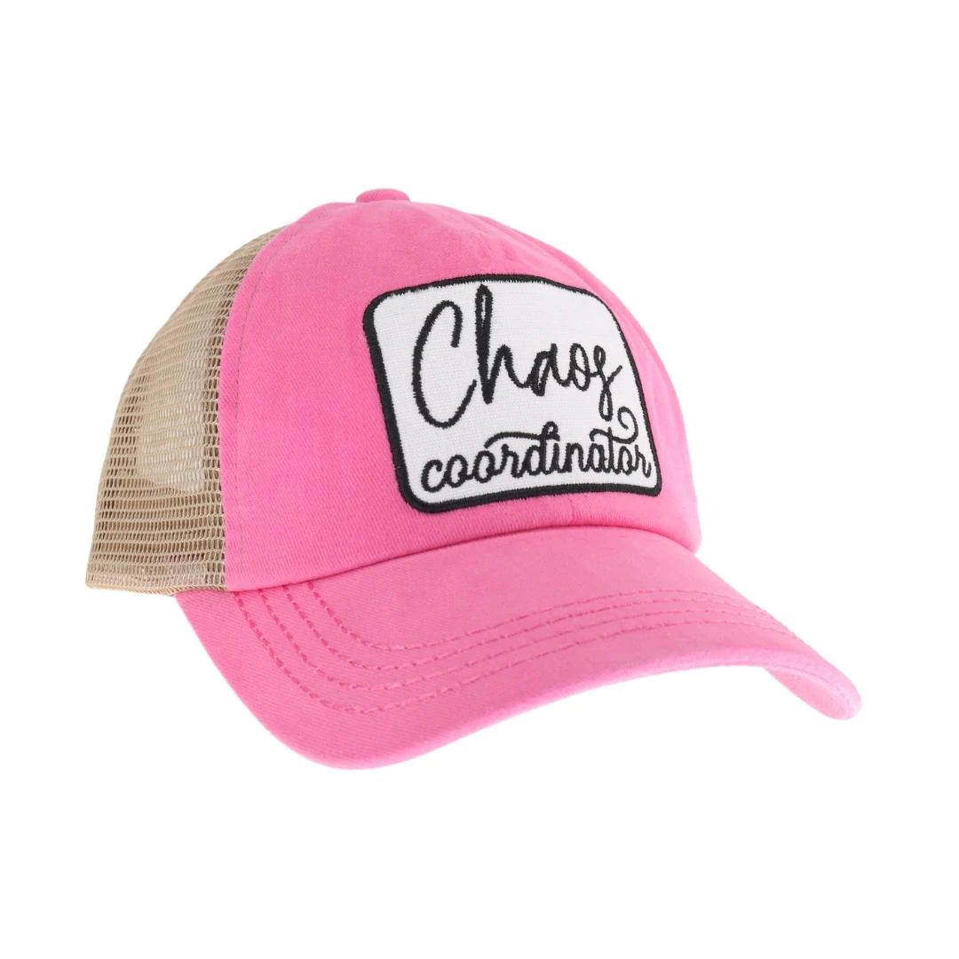 Chaos Coordinator CC Hat In Pink