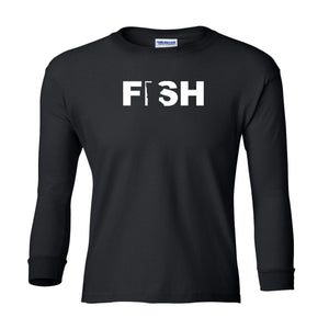 Fish MN Classic YOUTH Long Sleeve in Black