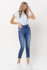 Load image into Gallery viewer, Hold My Hand Mom Jeans Vervet By Flying Monkey
