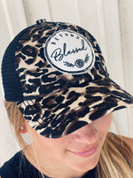 Load image into Gallery viewer, Blessed CC Hat In Leopard
