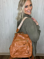 Load image into Gallery viewer, Mitzi Backpack In Camel
