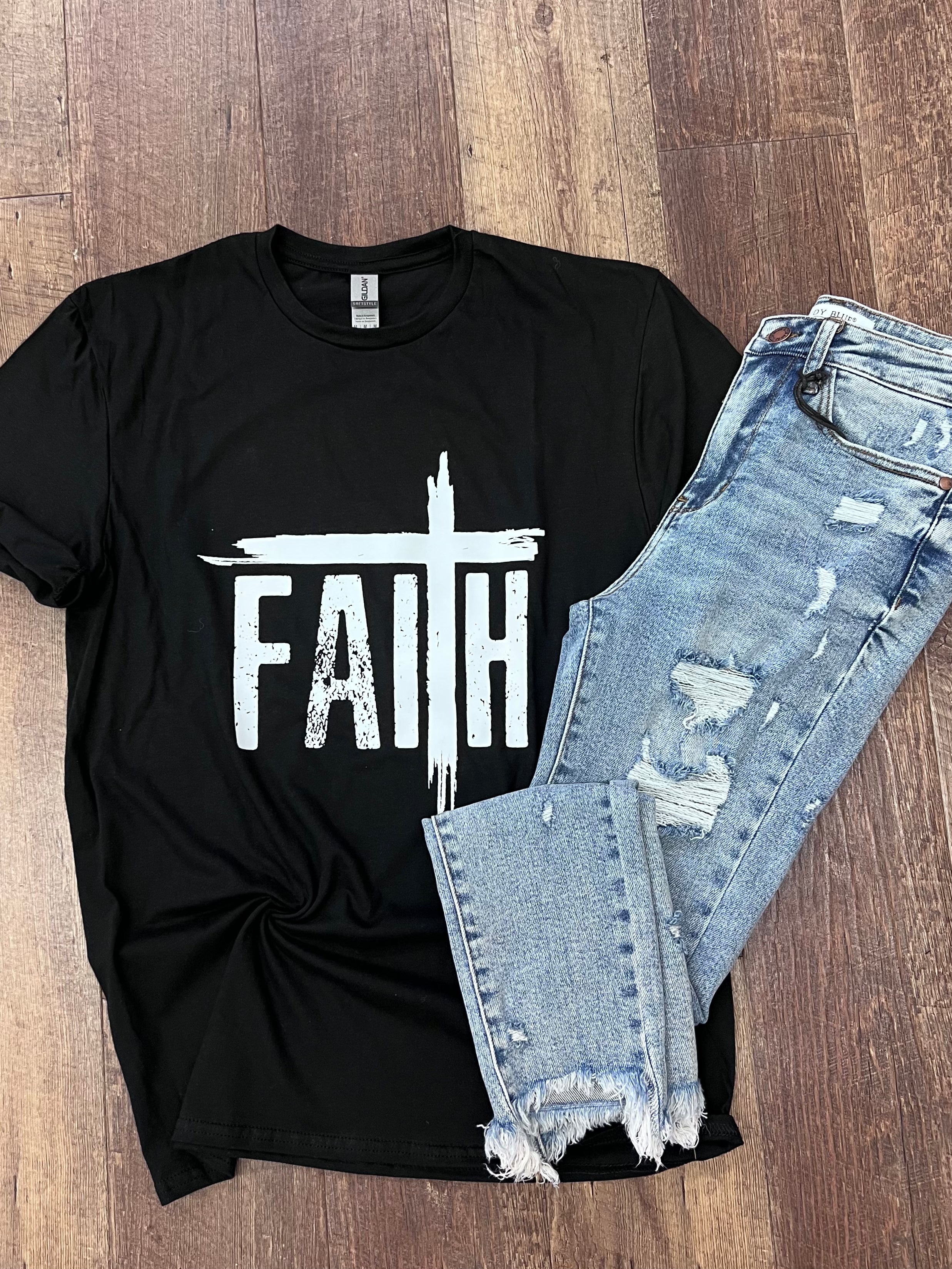 Faith Tee in Black