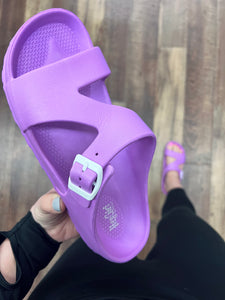 Corkys Pool Party Sandal in Lilac FINAL SALE