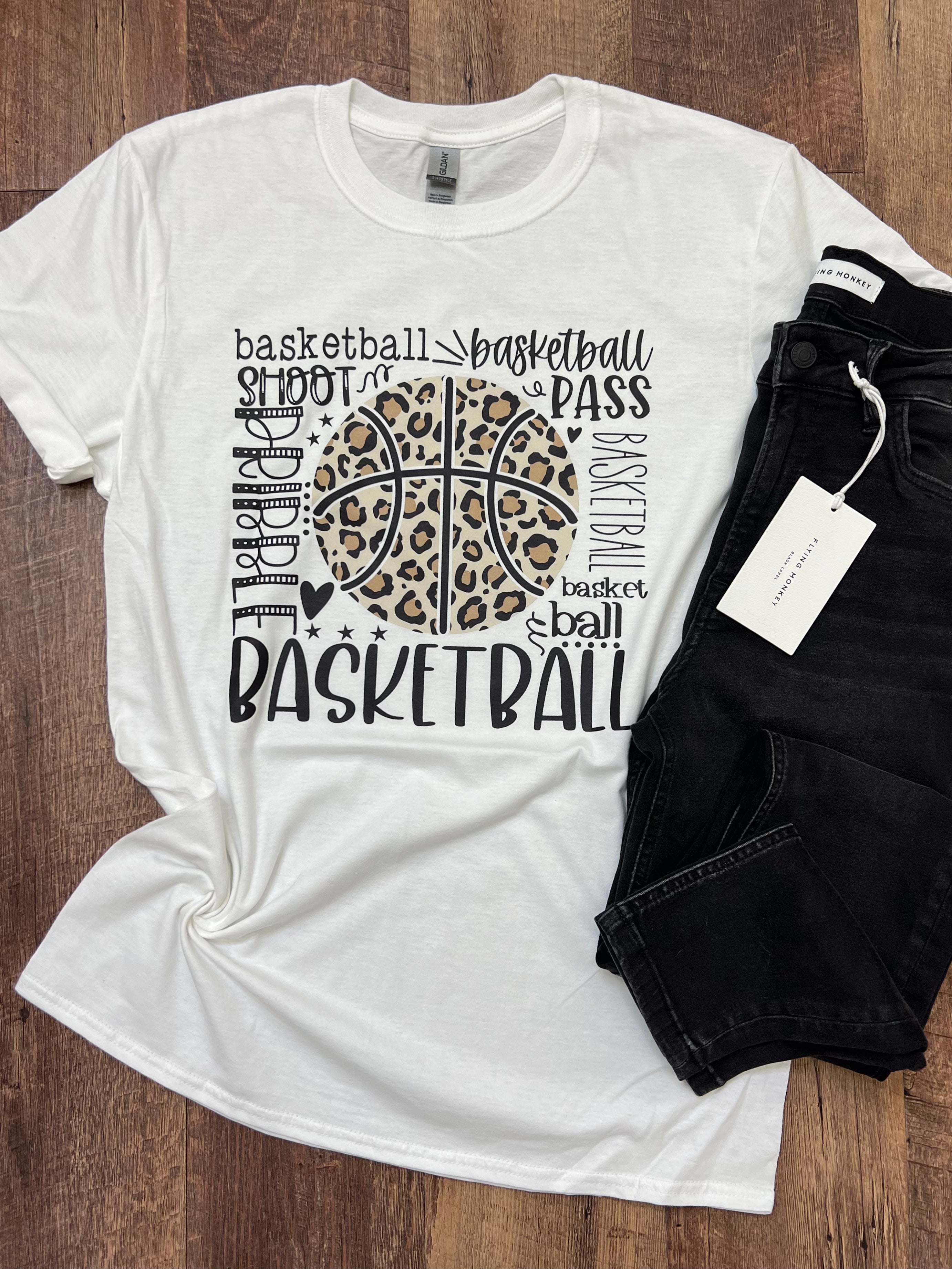 Basketball Leopard Tee