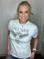 Load image into Gallery viewer, Distressed Free Spirit Tee
