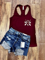Load image into Gallery viewer, Minnesota Paddle Tank in Burgundy
