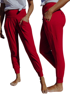 Harem Pants in Red