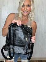 Load image into Gallery viewer, Mitzi Backpack In Black
