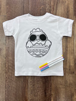Load image into Gallery viewer, Kids Coloring Tee- Easter Egg
