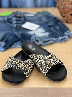 Load image into Gallery viewer, Corky Staycation Leopard Sandal FINAL SALE
