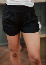 Load image into Gallery viewer, Harem Shorts in Black
