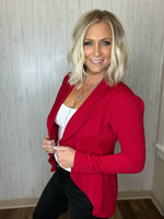 Load image into Gallery viewer, Feel Like This Blazer In Red
