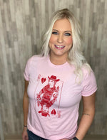 Load image into Gallery viewer, Queen Of Hearts Tee FINAL SALE
