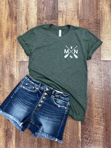 Minnesota Paddle Tee In Forest