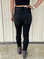 Load image into Gallery viewer, Viper Black Judy Blue Skinny Jeans Long Inseam
